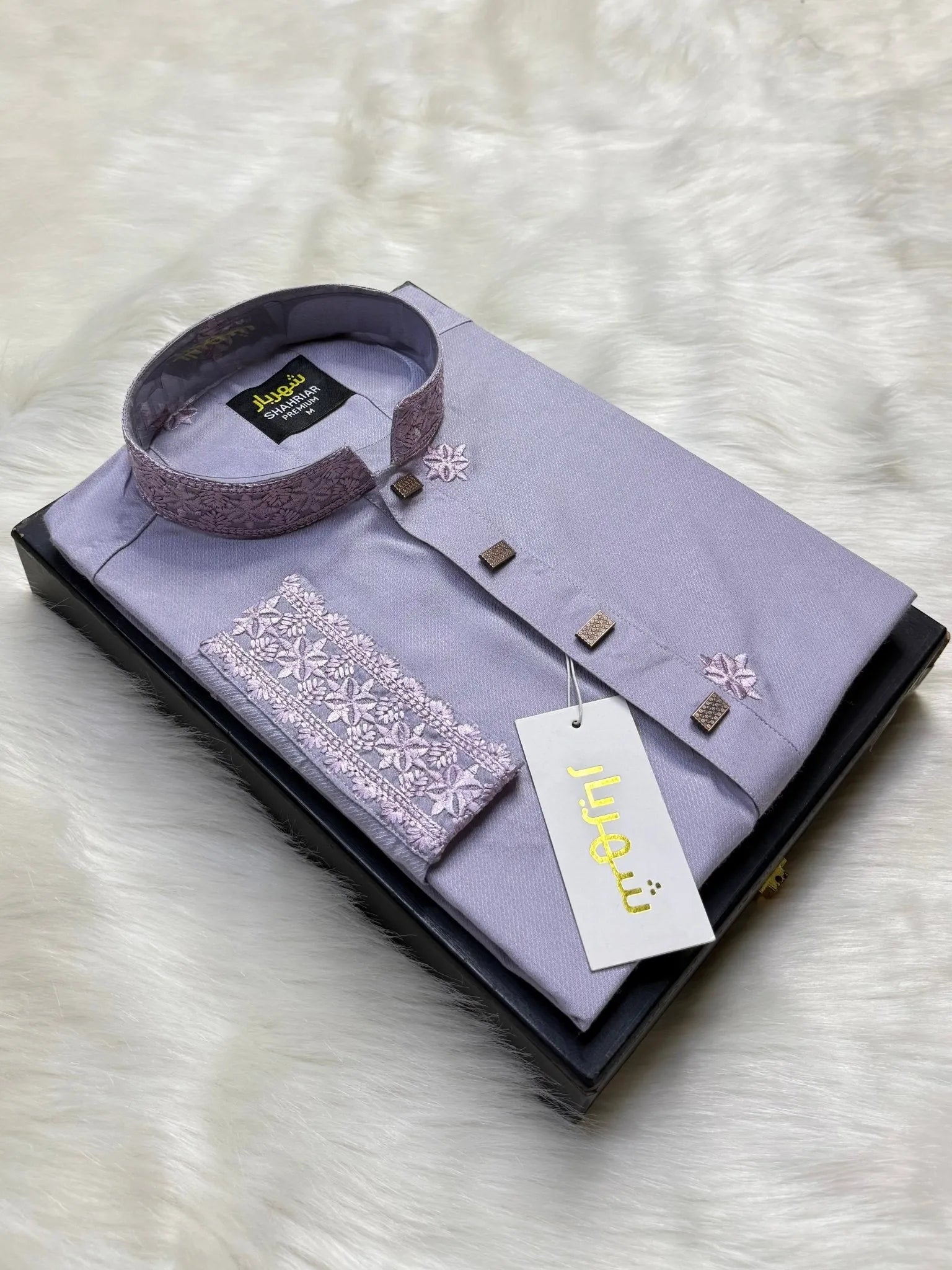 Heritage Embroidery Lavender কোড - 302 - Shahriar Premium