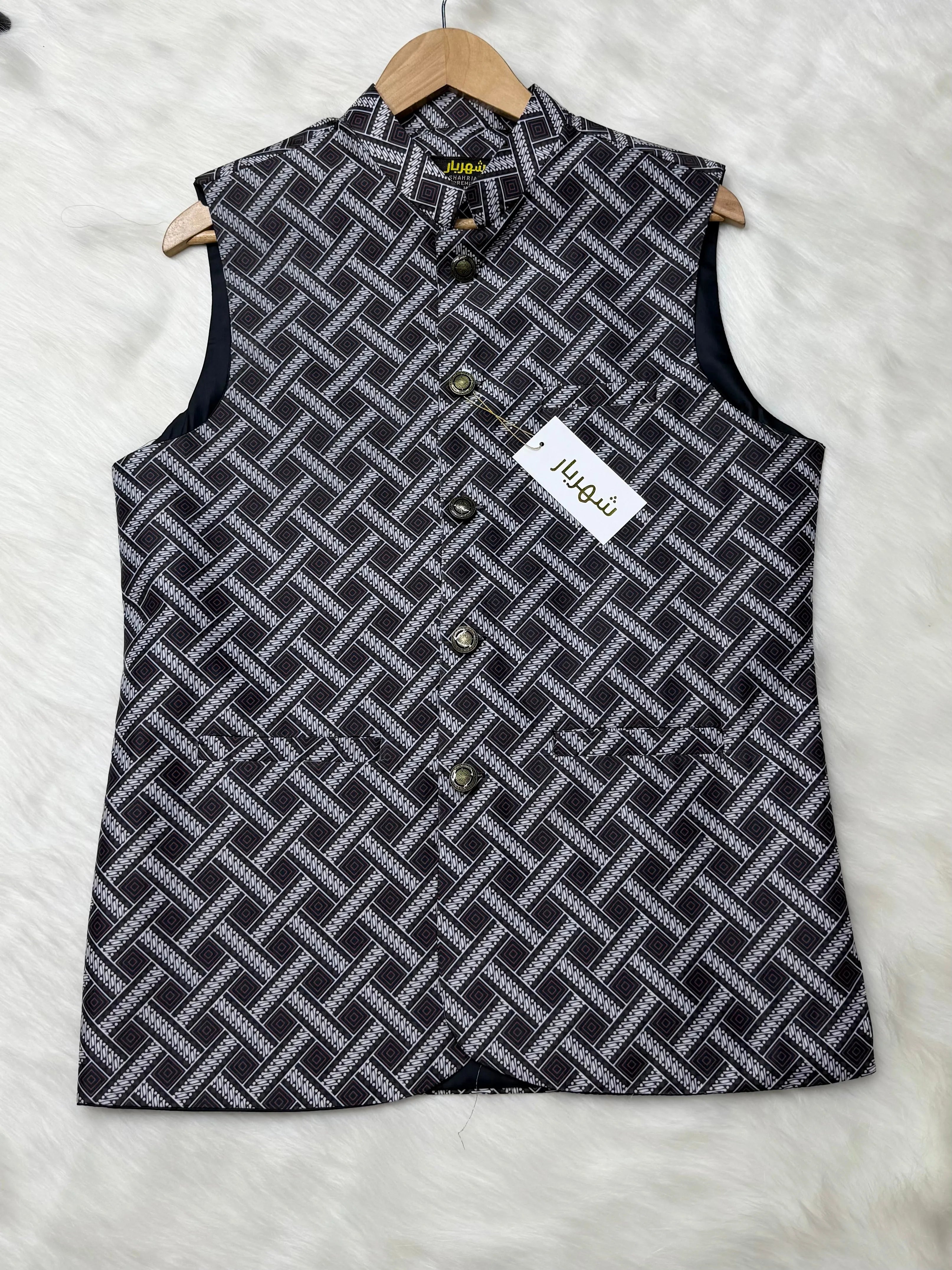 Mate Coffe & White Waistcoat কোড - 308 - Shahriar Premium