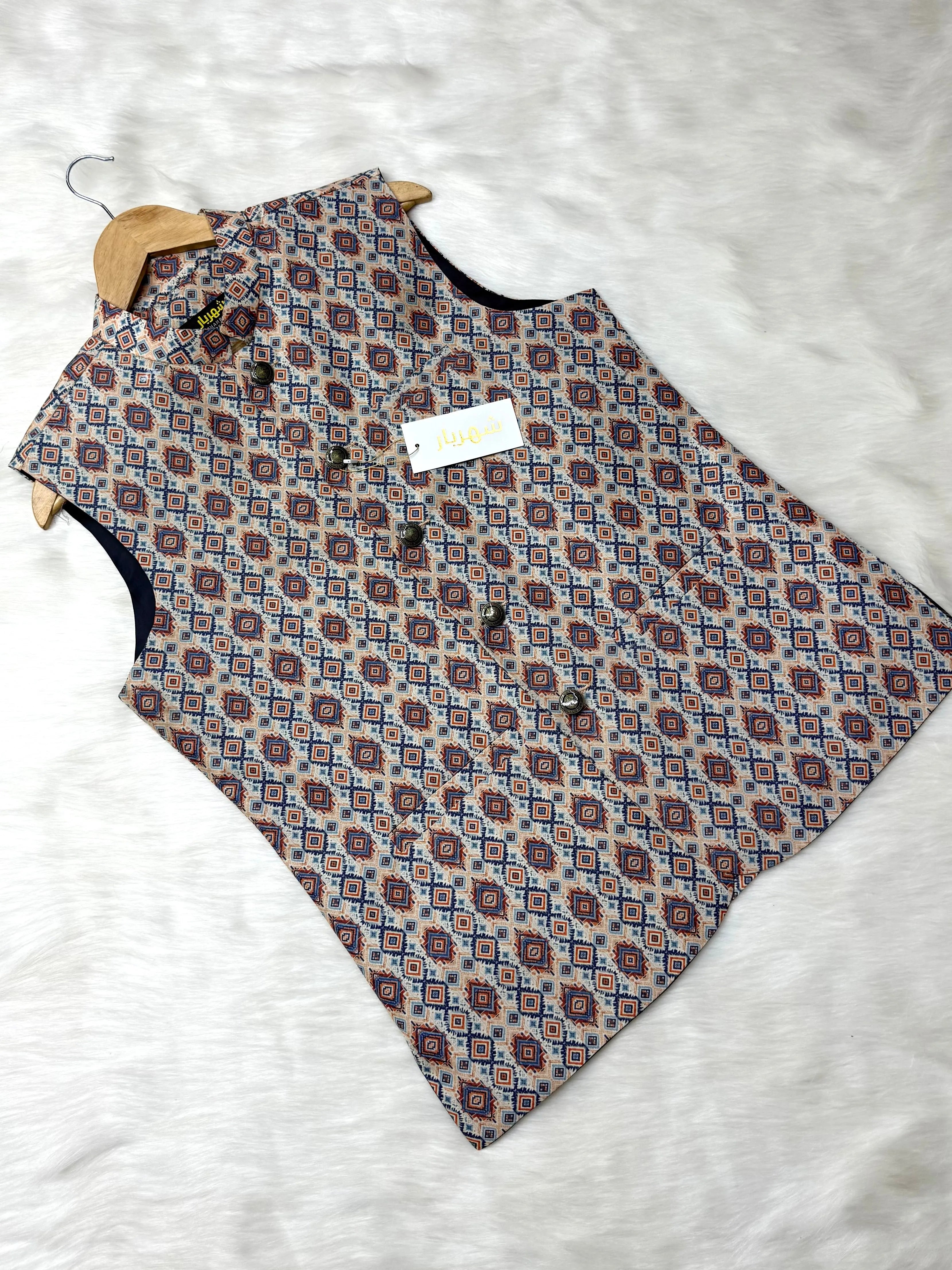 Premium Cactus Waistcoat কোড - 315 - Shahriar Premium