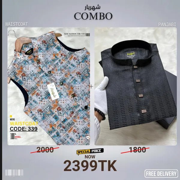 Combo 5 (koti+Panjabi) - Shahriar Premium