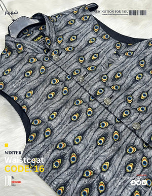 Premium Peacock Waistcoat কোড - 16 - Shahriar Premium
