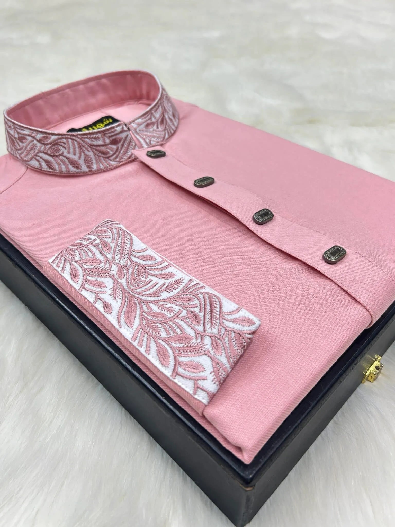 Creeper Embroidery BabyPink কোড - 238 - Shahriar Premium