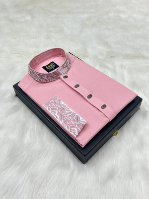 Creeper Embroidery BabyPink কোড - 238 - Shahriar Premium