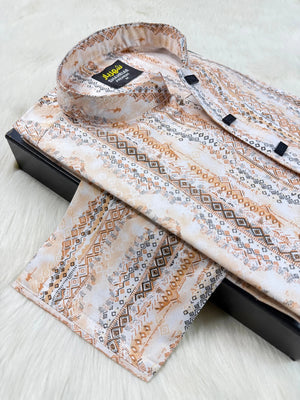 Seaweed Digital Orange Panjabi কোড - 361 - Shahriar Premium