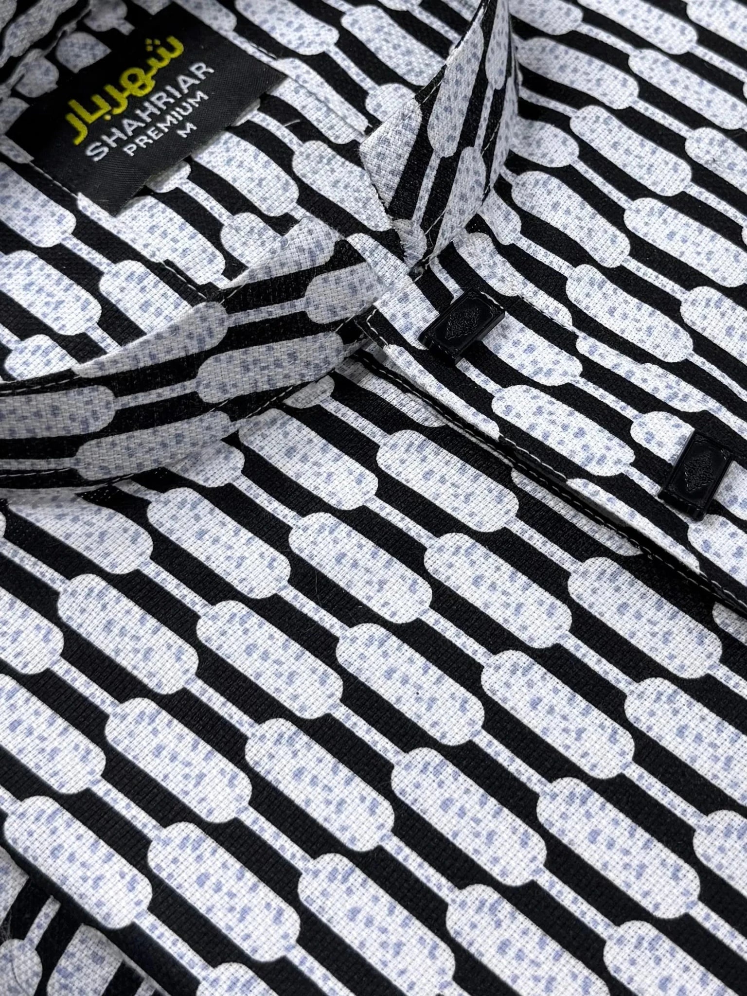 Chain Cotton Black Panjabi কোড - 366 - Shahriar Premium