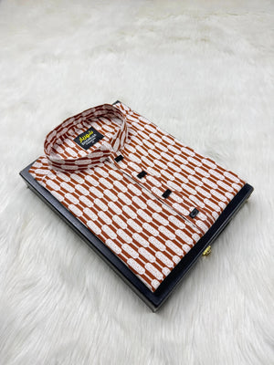 Chain Cotton Coral Panjabi কোড - 365 - Shahriar Premium