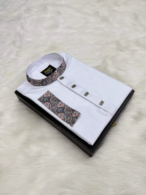 White Flower Contrast কোড -271 - Shahriar Premium