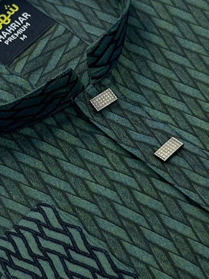 Mat Embroidary Green কোড - 163 - Shahriar Premium