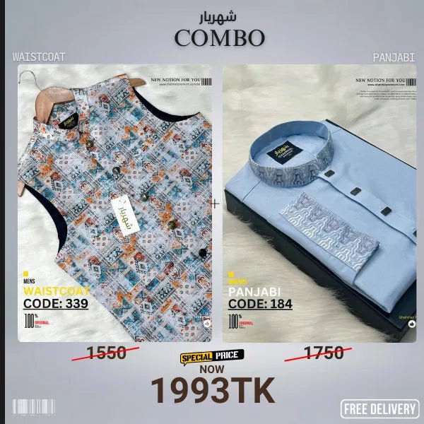 Combo 11 (koti+Panjabi) - Shahriar Premium