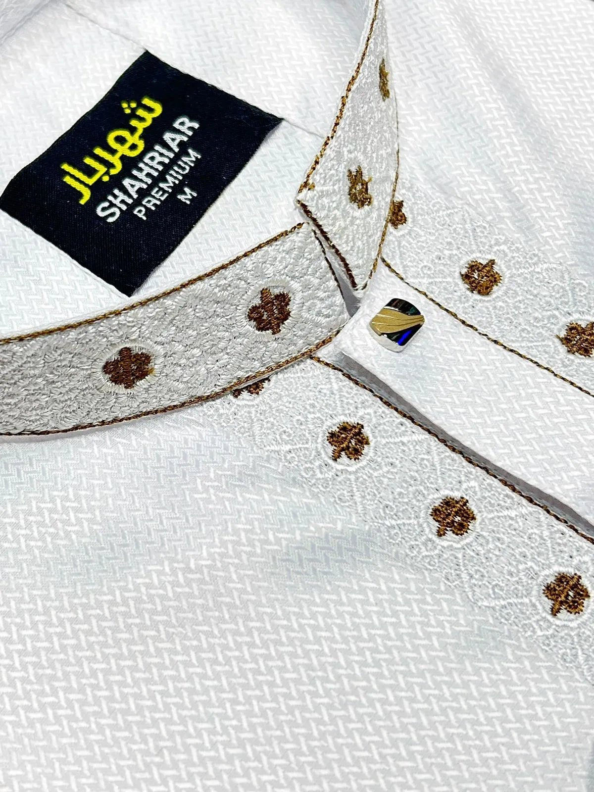 Luxurious White Embroidery কোড - 56 - Shahriar Premium