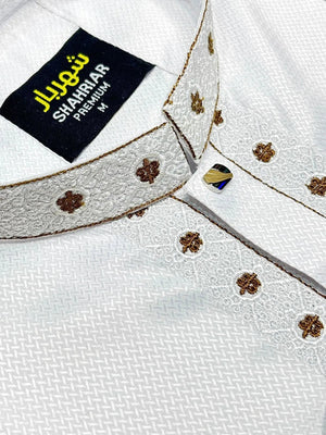 Luxurious White Embroidery কোড - 56 - Shahriar Premium
