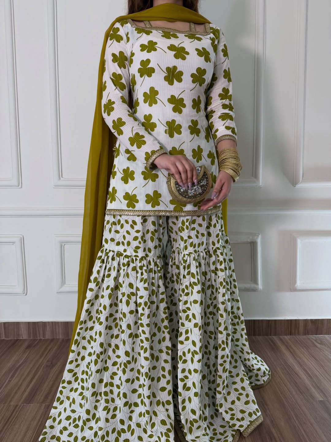 Olive Bloom 3 Piece Set - Shahriar Premium