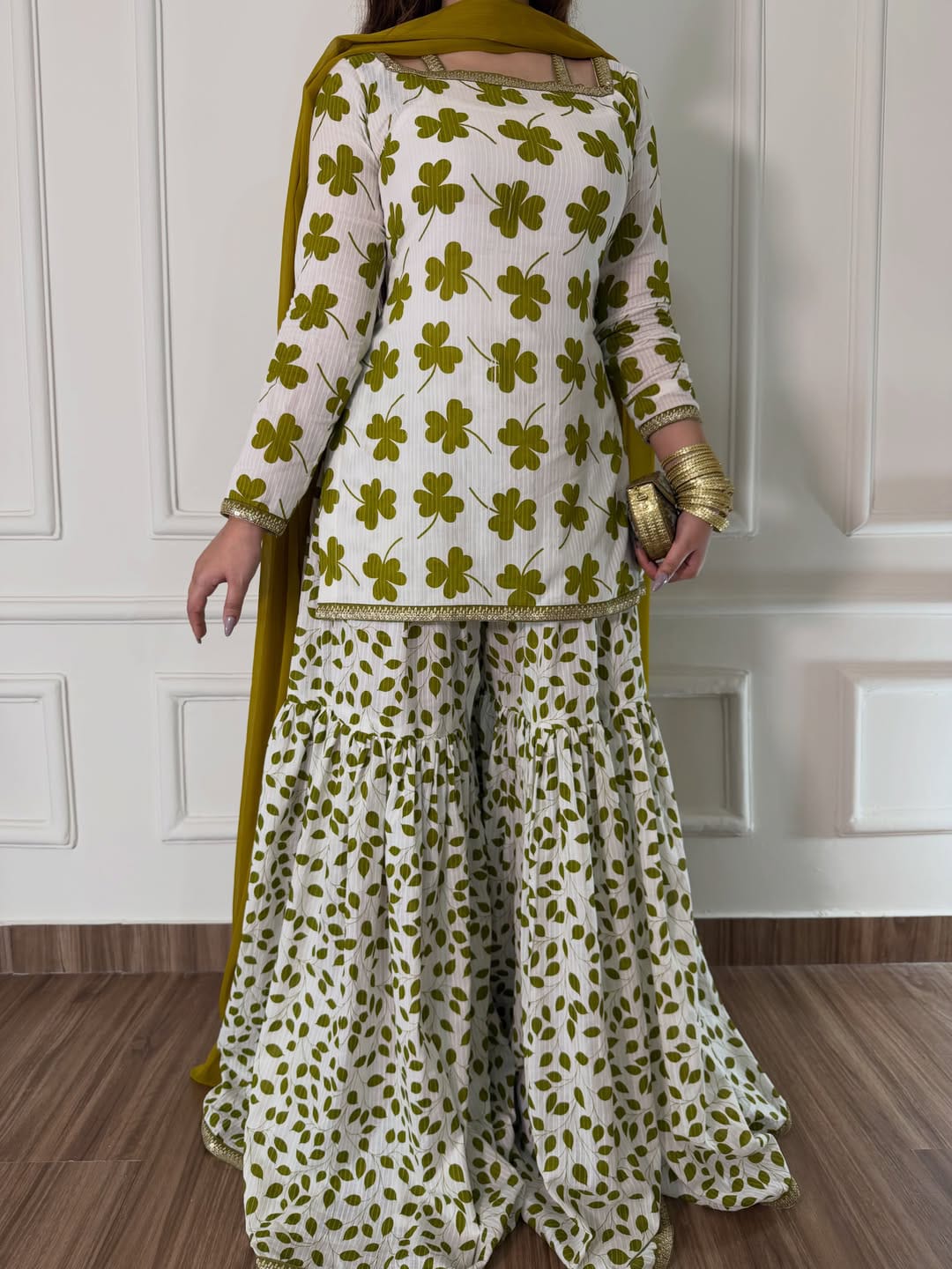 Olive Bloom 3 Piece Set - Shahriar Premium