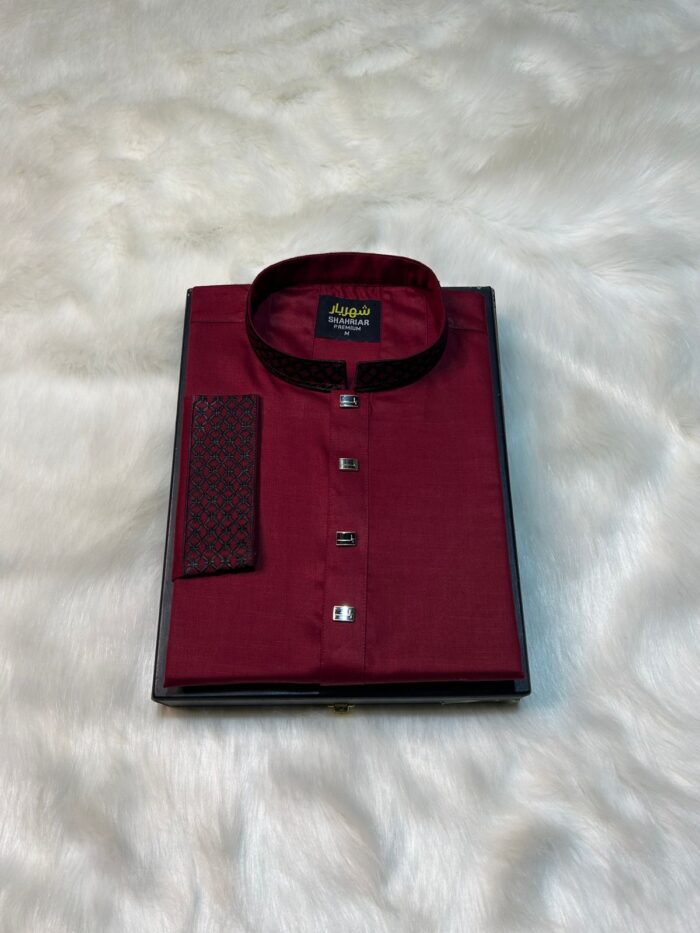 Merun Premium Contrast Embroidery কোড-৪৩ - Image 2
