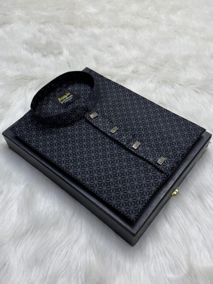 Star Print Black কোড-287 - Image 4